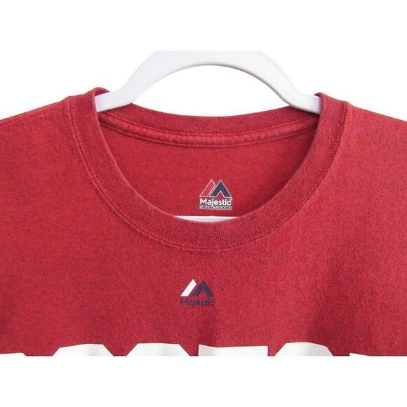 MajesticâBoston BaseballâCrewneckâShortâSleeveâT-ShirtâSzâL - Picture 3 of 3